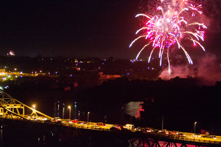 Fourth of July fireworks over the Tennessee River News
