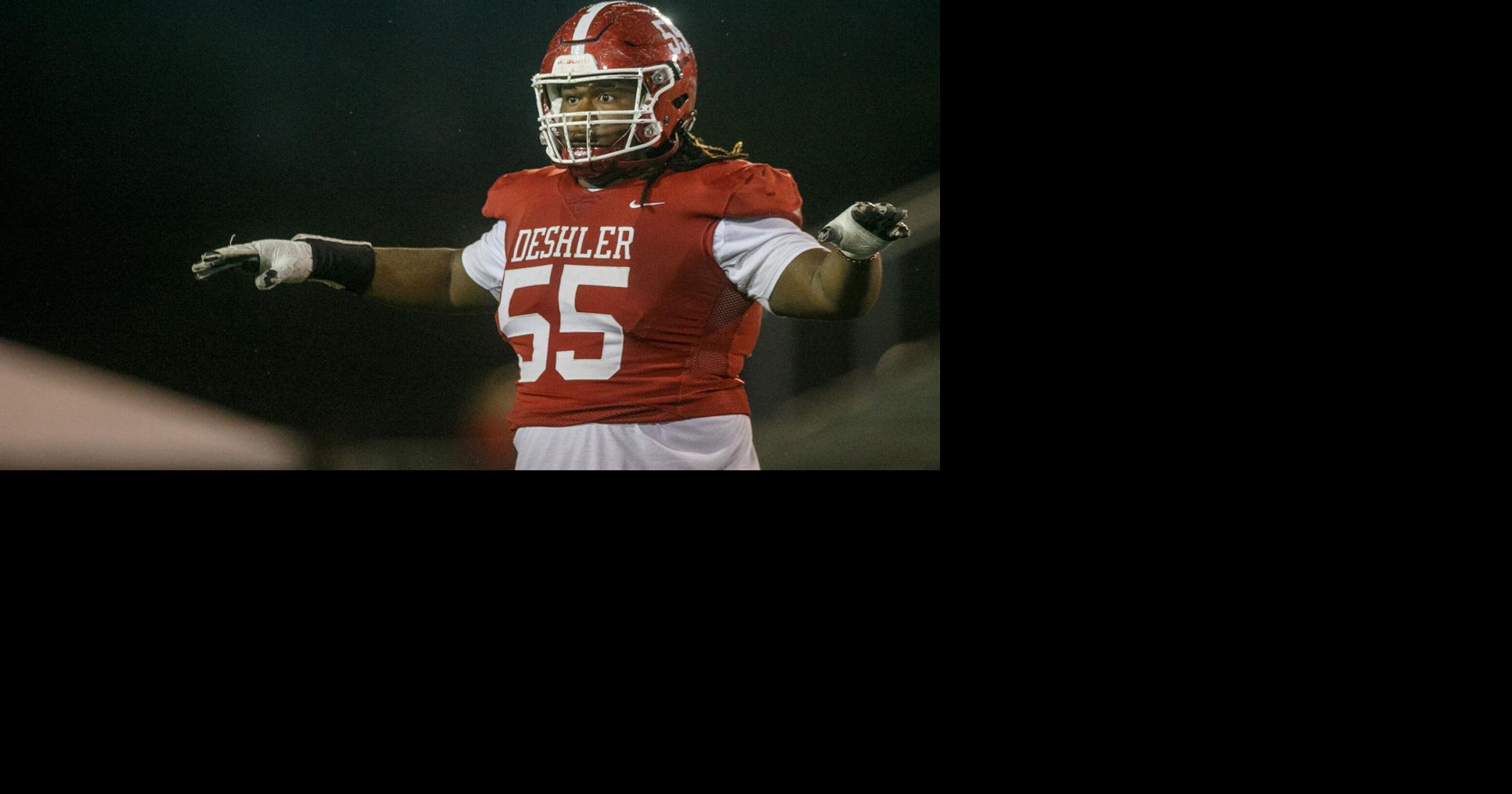 TimesDaily.com - Thicc 6: Deshler lineman Acklin celebrates 1st TD in playoff win image