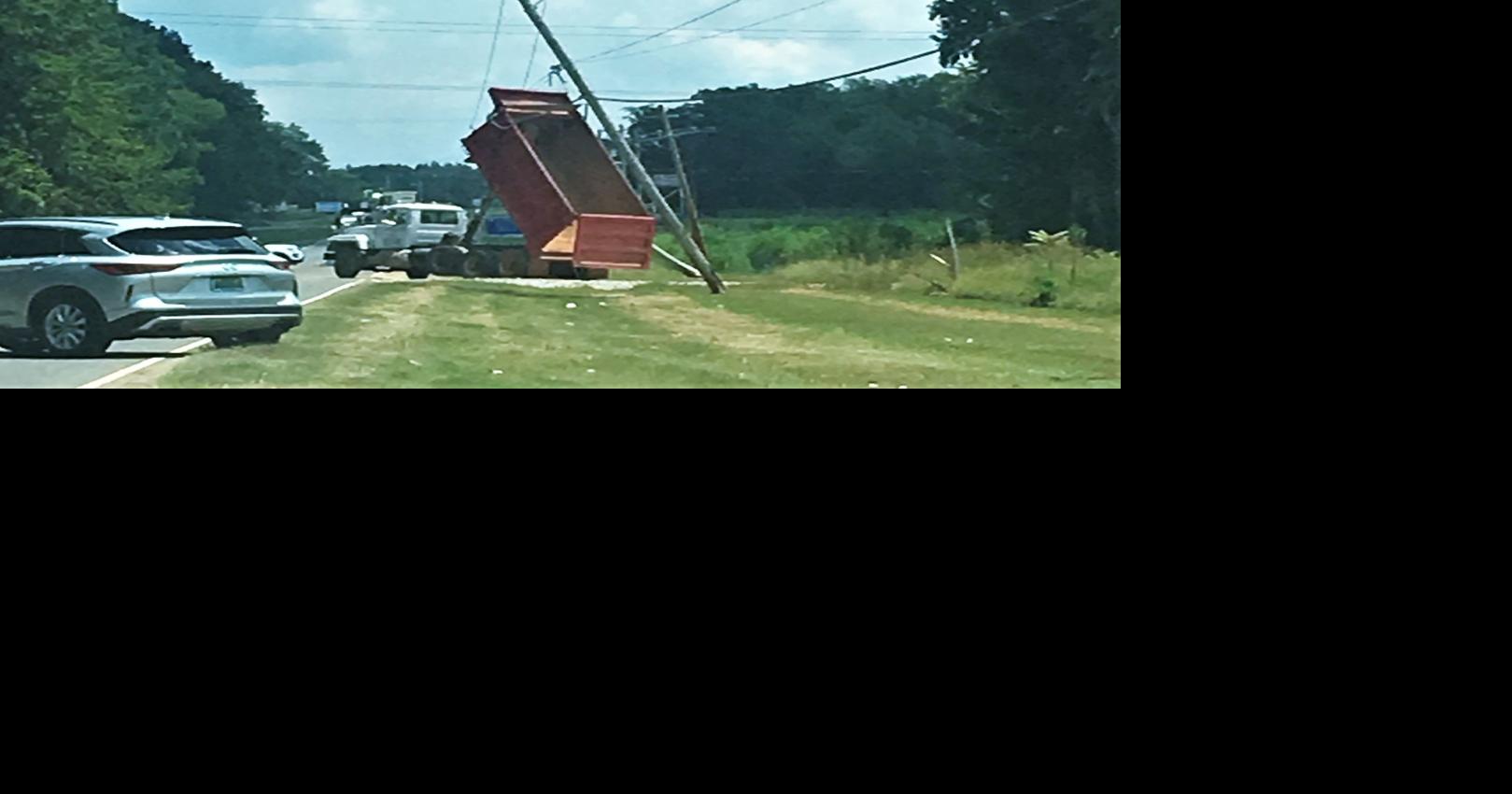 Power restored after dump truck snags power lines in Muscle Shoals ...