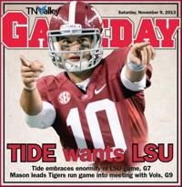 Tide Embraces Enormity Of Lsu Game College Headlines