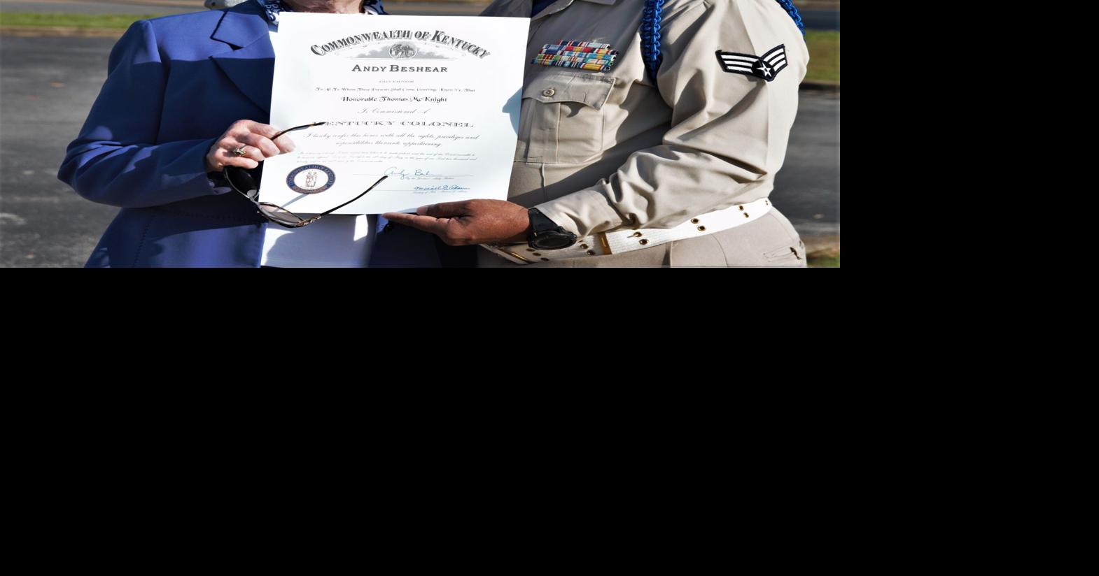Veterans advocate Tom McKnight honored as Kentucky Colonel | News ...