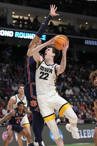 NCAA Auburn Iowa Basketball
