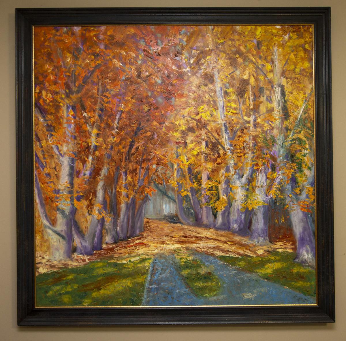 Thompson S Work Exhibited At Hospital Displaying His Enduring
