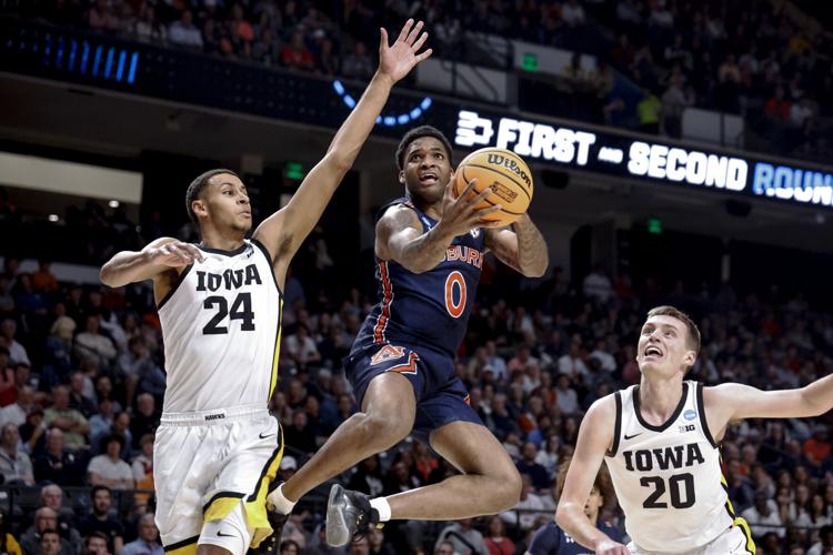 NCAA Auburn Iowa Basketball