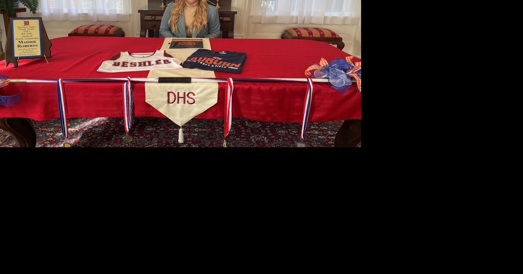 War Eagle Deshler track and field standout Roberts signs with Auburn
