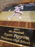Thompson’s Ryan Peppins wins Mr. Football award