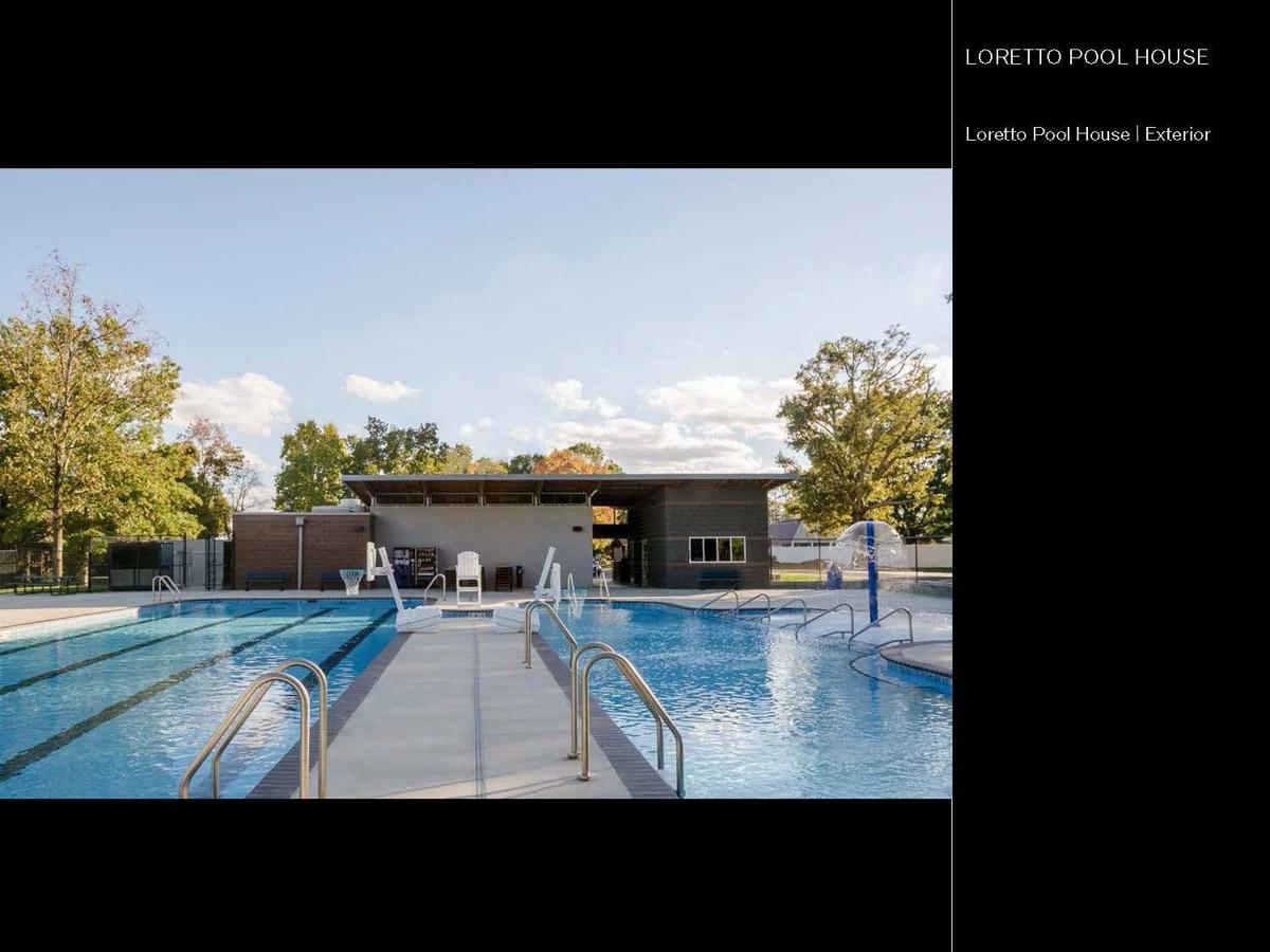 Loretto new pool house wins architectural design award Local News