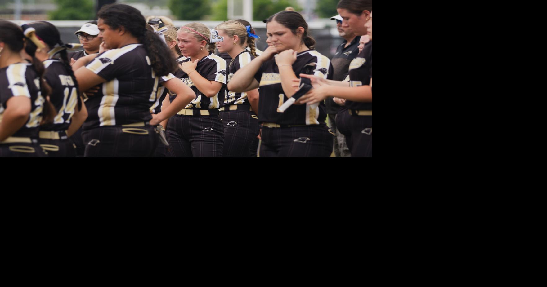 Tearful end: Hackleburg left with another runner-up finish