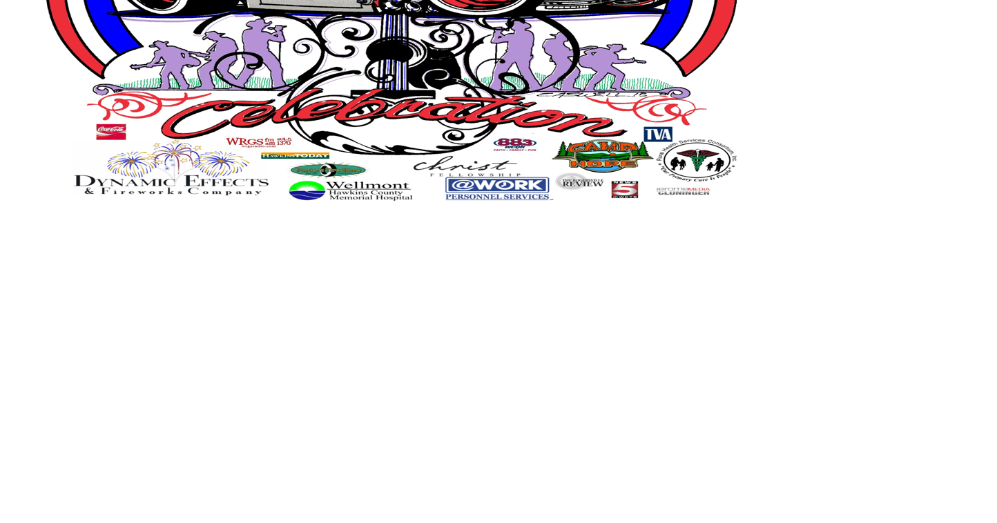 bands who have played at rogersville tn 4th of july