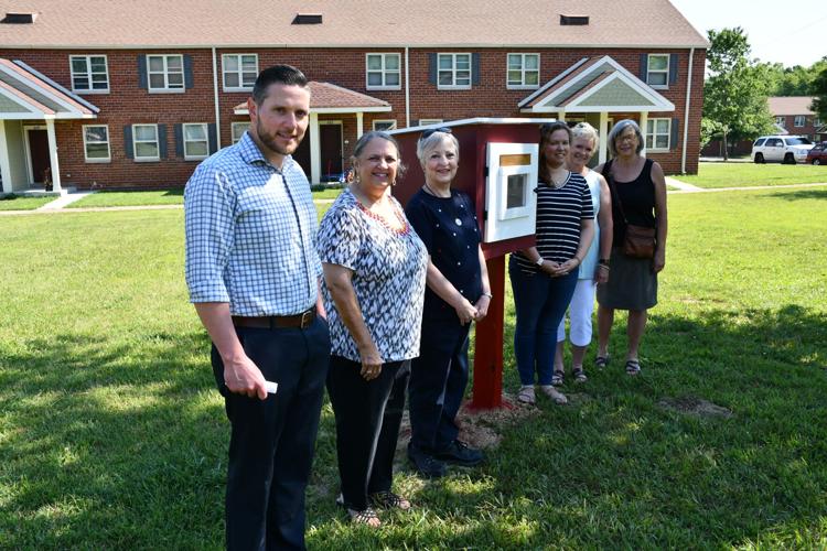 Watch now Little Free Library opens at Reedy Pointe Apartments in