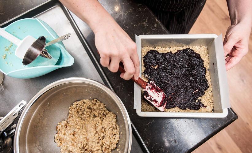 Jam bars prep