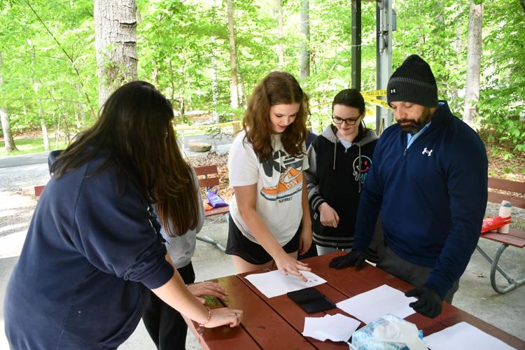STEM Day fingerprinting