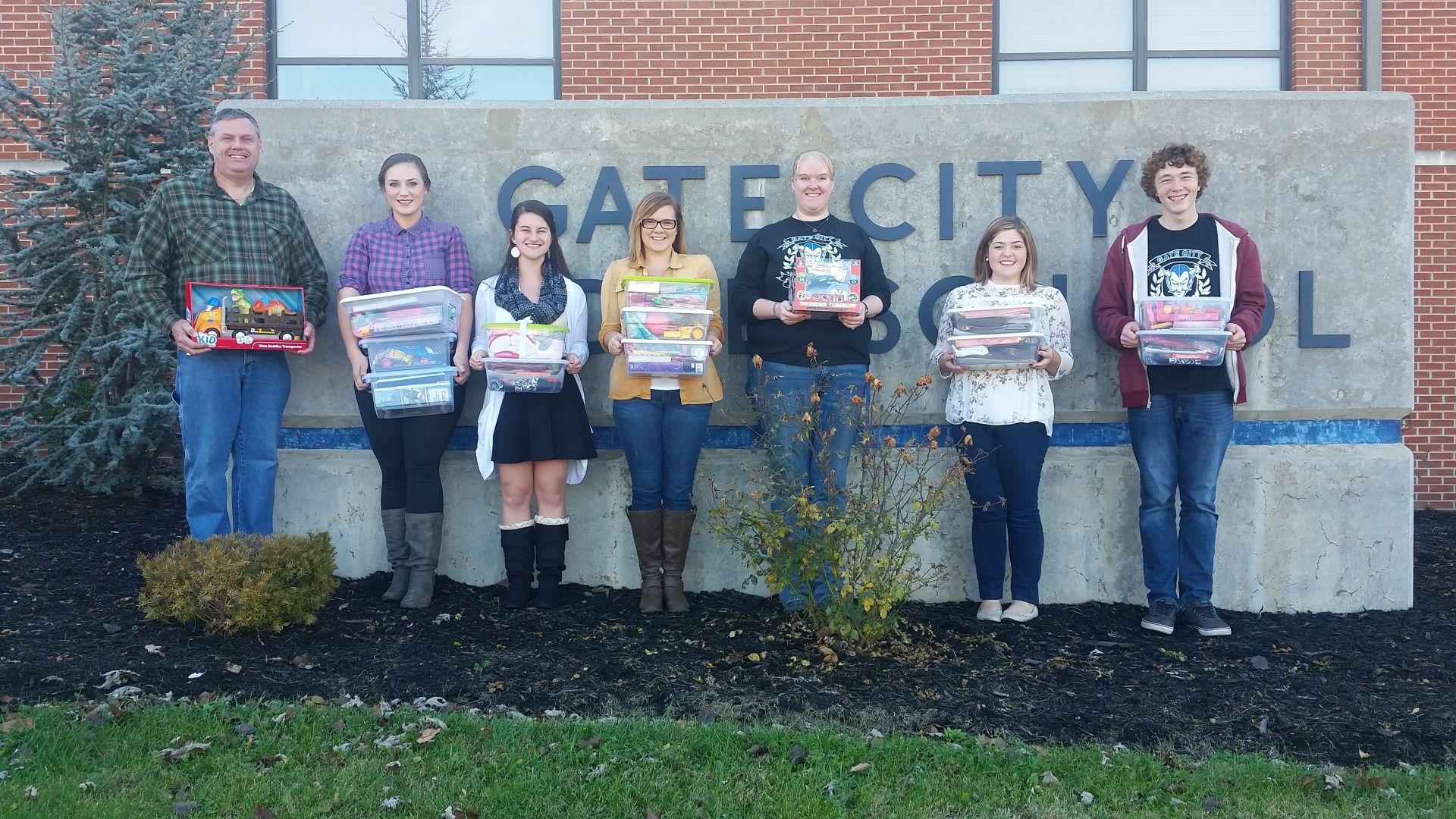 Gate City High School Interact Club sends Christmas gifts to Shriners