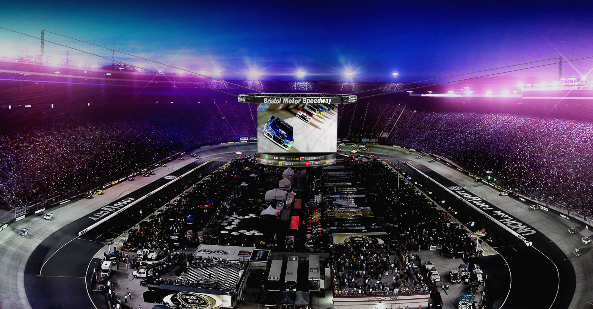 Largest outdoor, center-hung screen display in the world coming to Bristol Motor Speedway Business timesnews