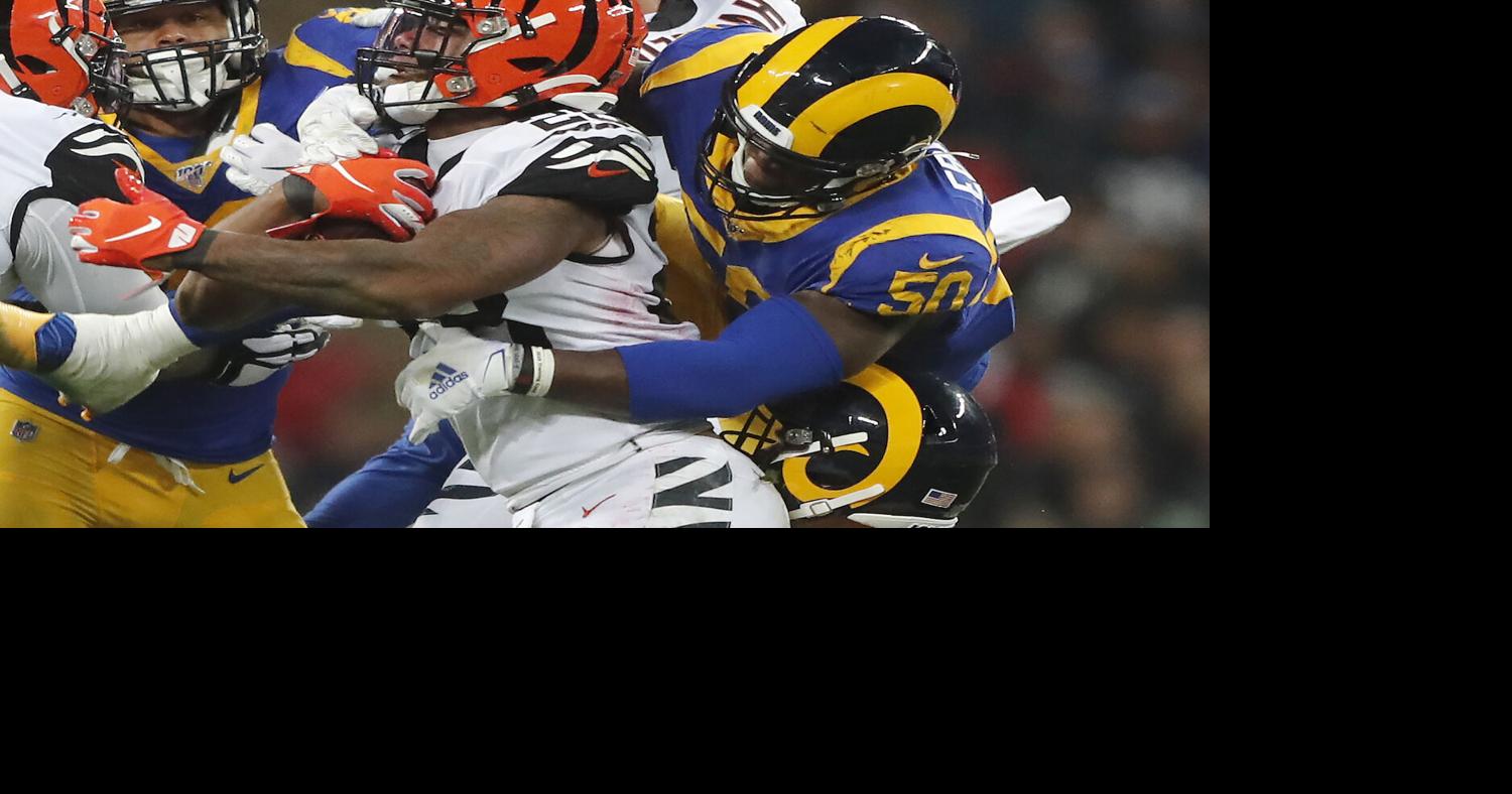 Cincinnati Bengals running back Joe Mixon runs the ball against the Kansas  City Chiefs during the AFC championship NFL football game Sunday, Jan. 30,  2022, in Kansas City, Mo. (AP Photo/Paul Sancya