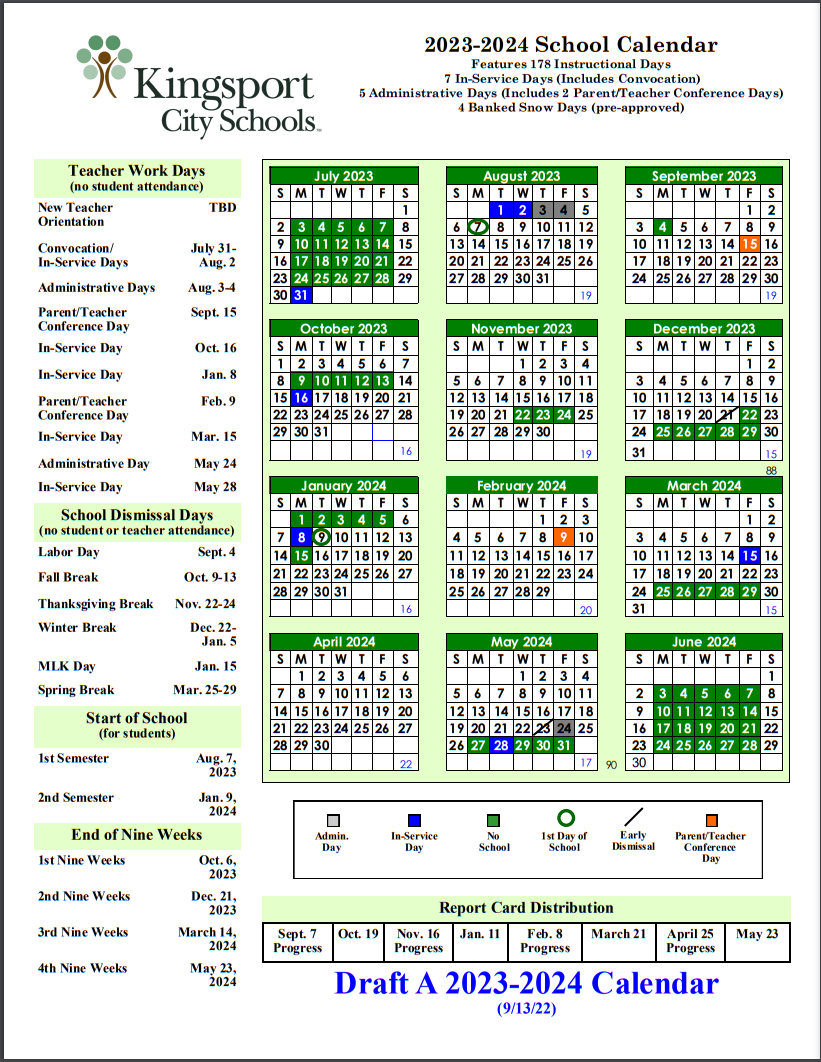 Draft 2023-24 Kingsport City Schools calendar   timesnews.net