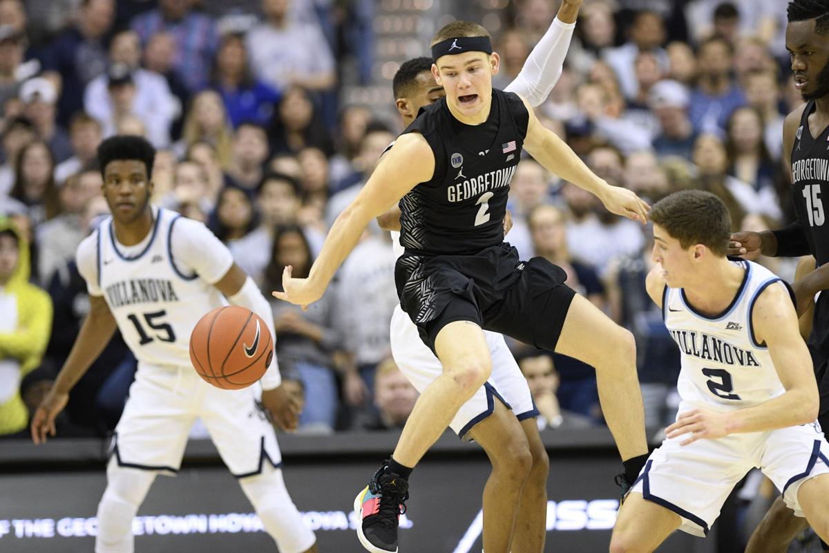 Mcclung Scores 21 As Georgetown Knocks Off No 17 Villanova 85 73