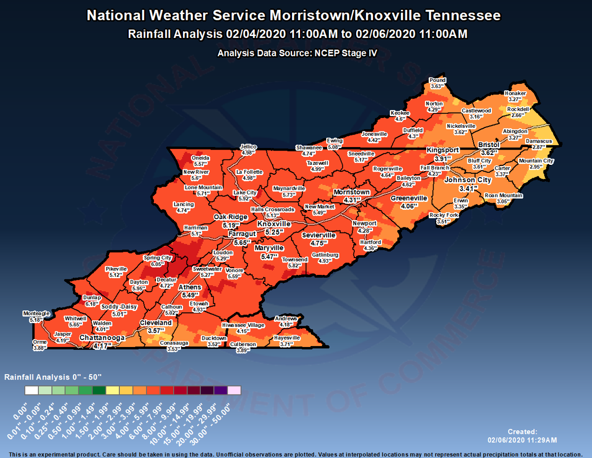Updated Latest On Flooding In Northeast Tennessee Southwest