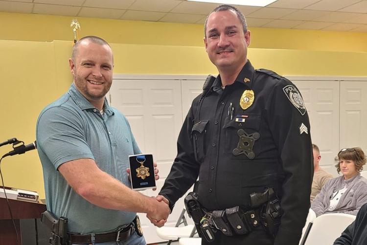 GCPD Sergeant Matthew Stewart receives Medal of Valor award cropped