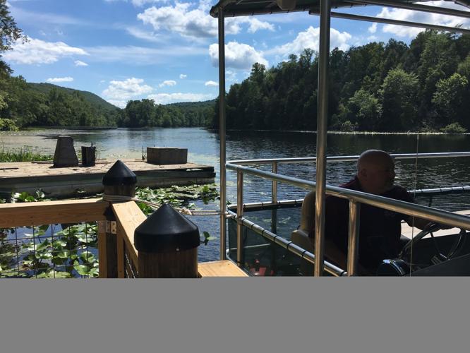“She’s sailing” Bays Mountain Park launches new barge Arts