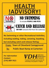 VDH issues advisory on recreational water use in Russell County
