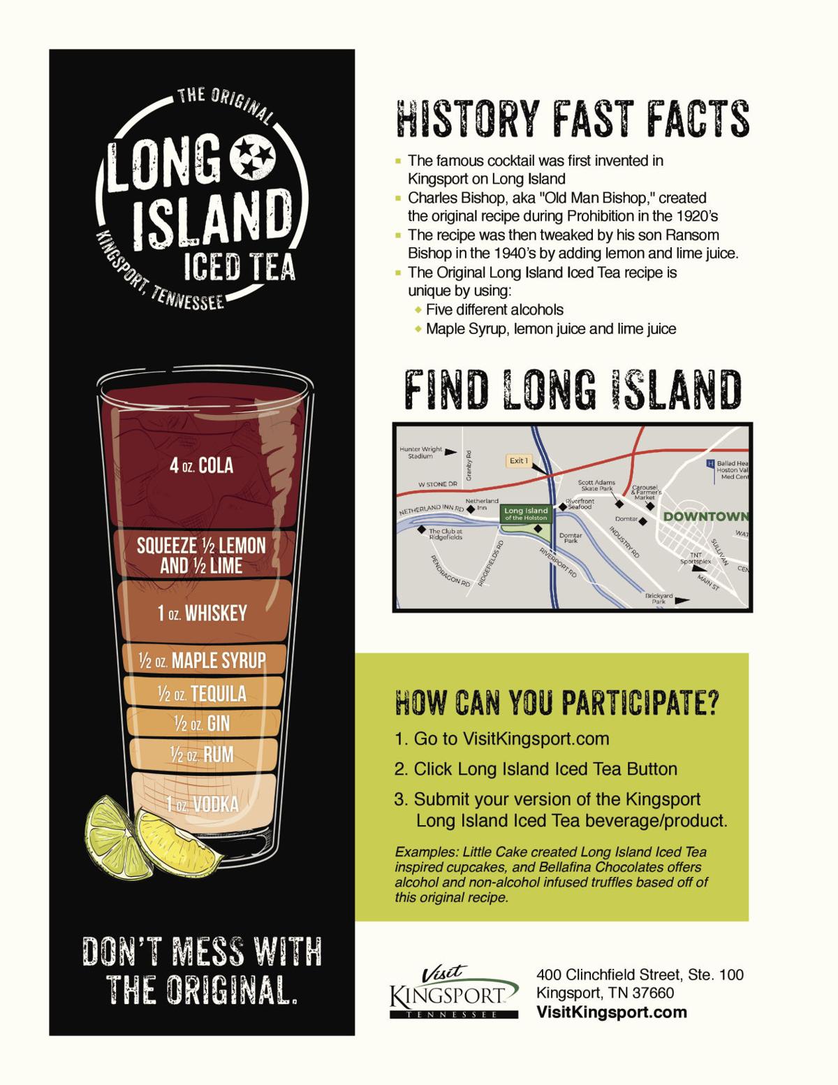 Kingsport Reclaims Status As Long Island Iced Tea Birthplace Features Timesnews Net