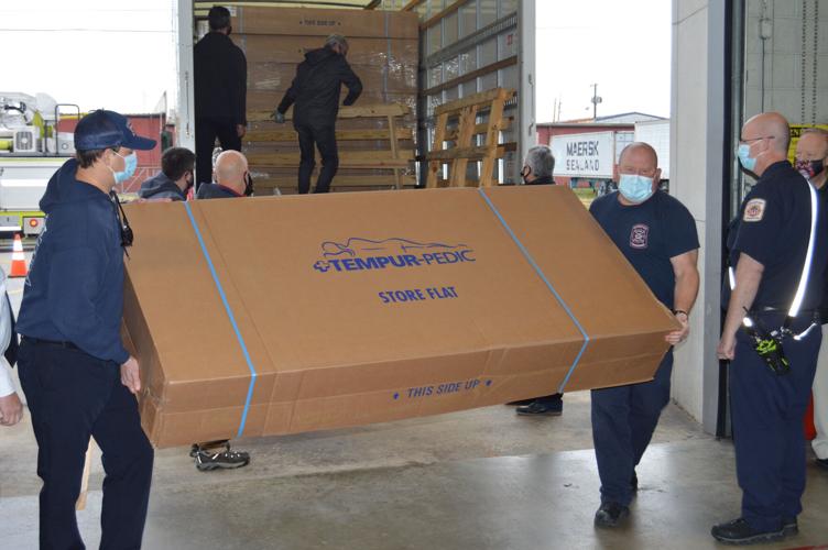 Photo gallery Kingsport firefighters receive new mattresses Galleries