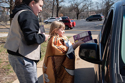 Girl Scout Cookie Drive Thru 1