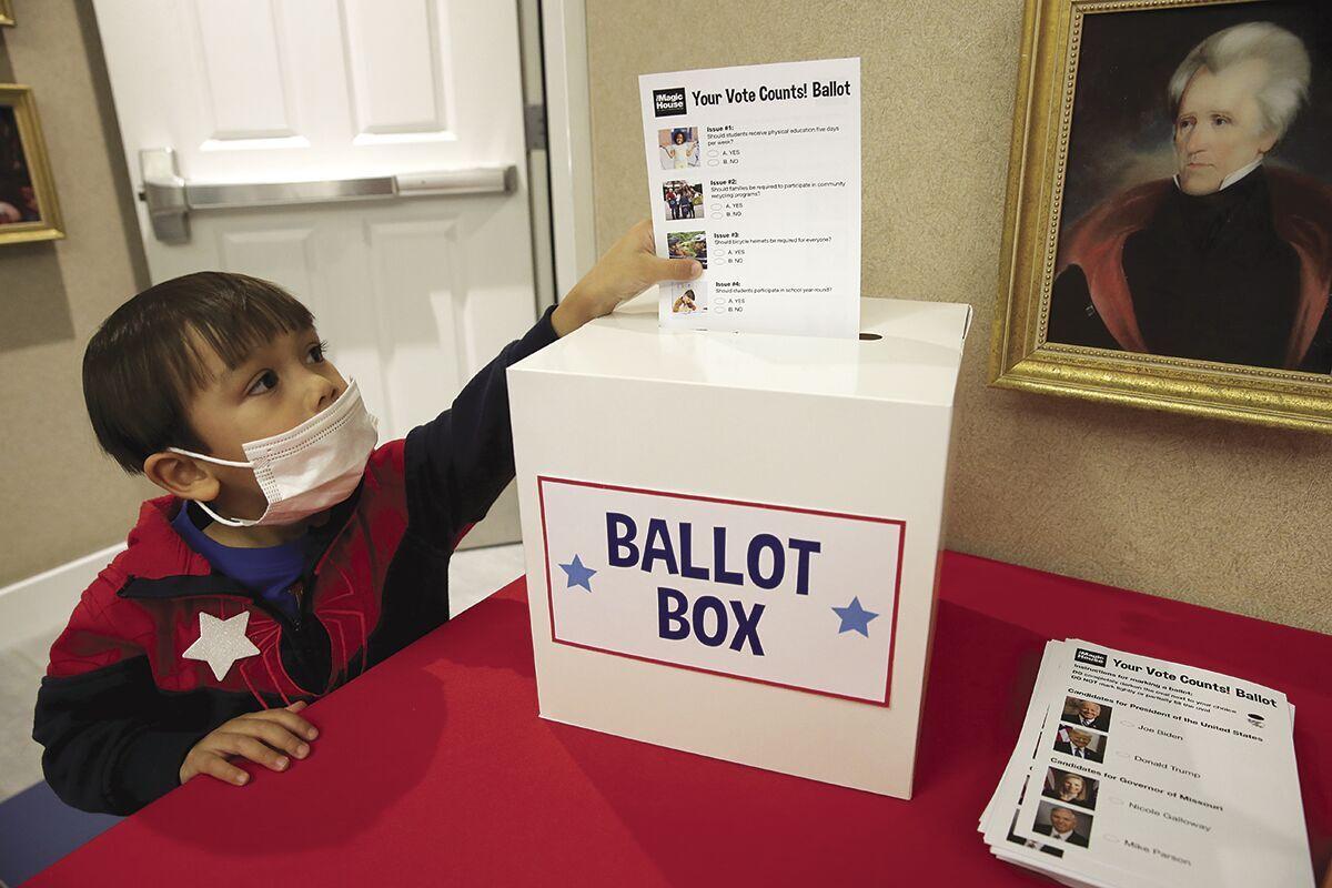 kids voting at magic house