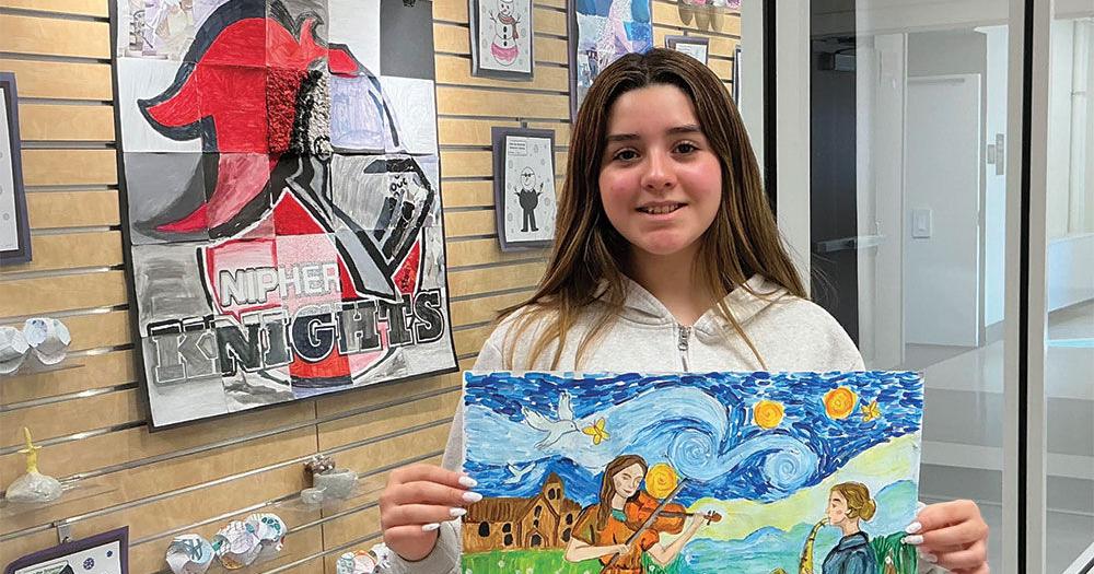 Nipher Student’s Artwork Selected For “Picture The Music” Traveling Exhibit
