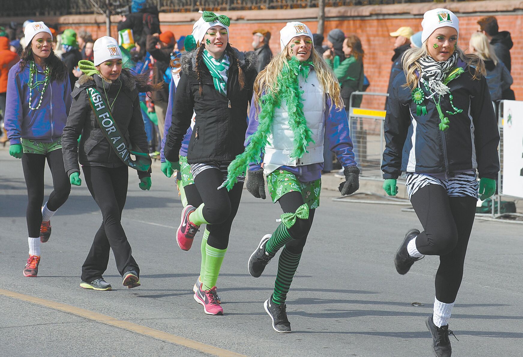 St patrick's day running hot sale tights