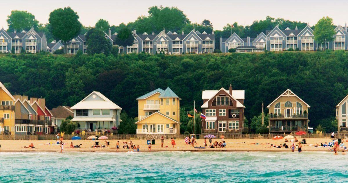 This charming Ontario town is home to a long sandy beach