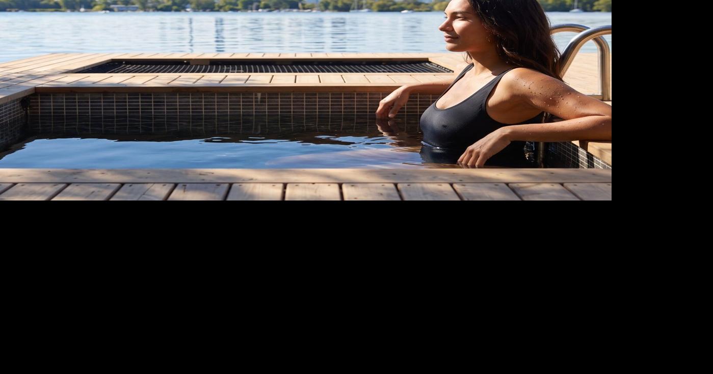 An off-grid floating dock sauna and cold plunge with city views among wellness spots coming to Toronto’s waterfront