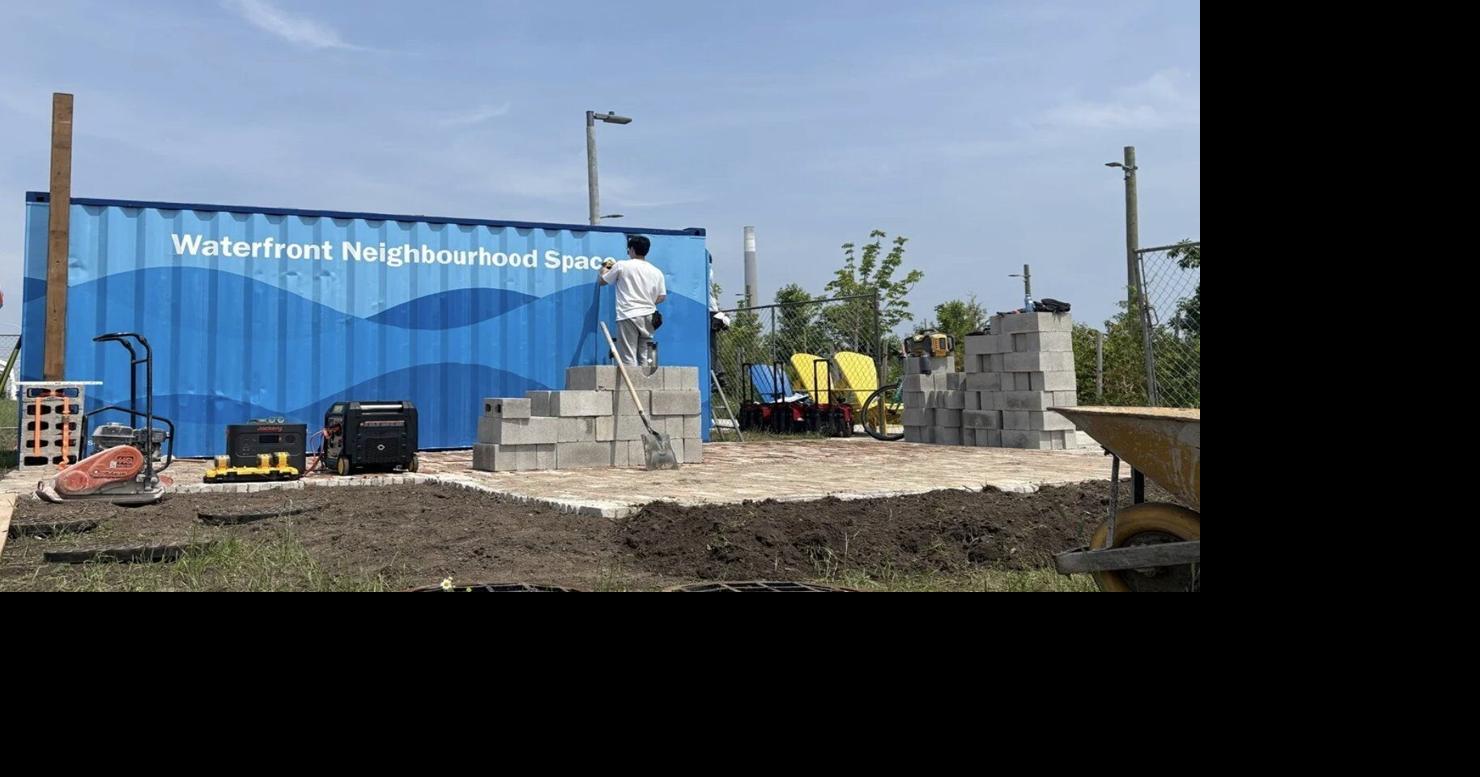 There’s a pop-up on Toronto’s new island that’s made from scraps and repurposed materials