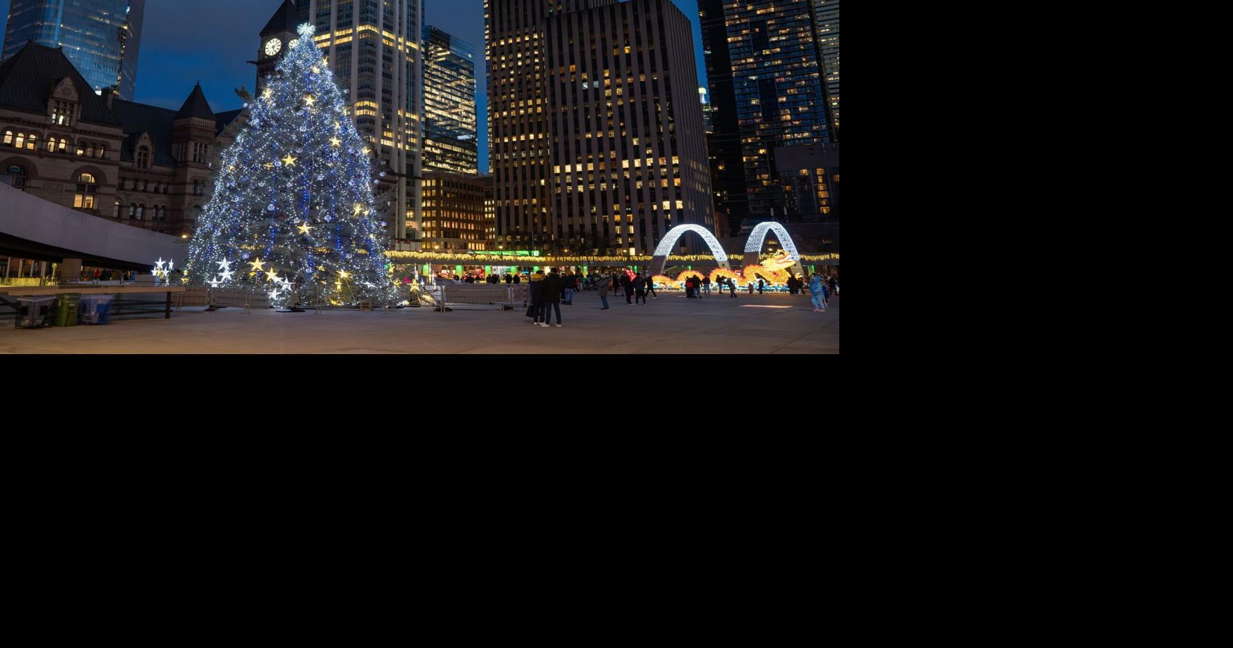 Toronto kicks off its five week holiday celebration with festive tree-lighting transforming the heart of the city into a winter wonderland