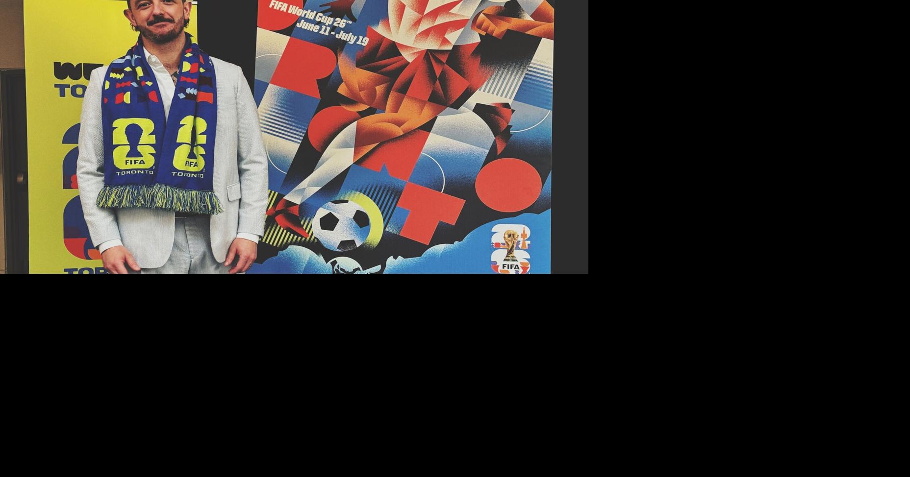 This Toronto artist began by doodling at his desk in grade school. Now he’s behind the official FIFA World Cup city poster