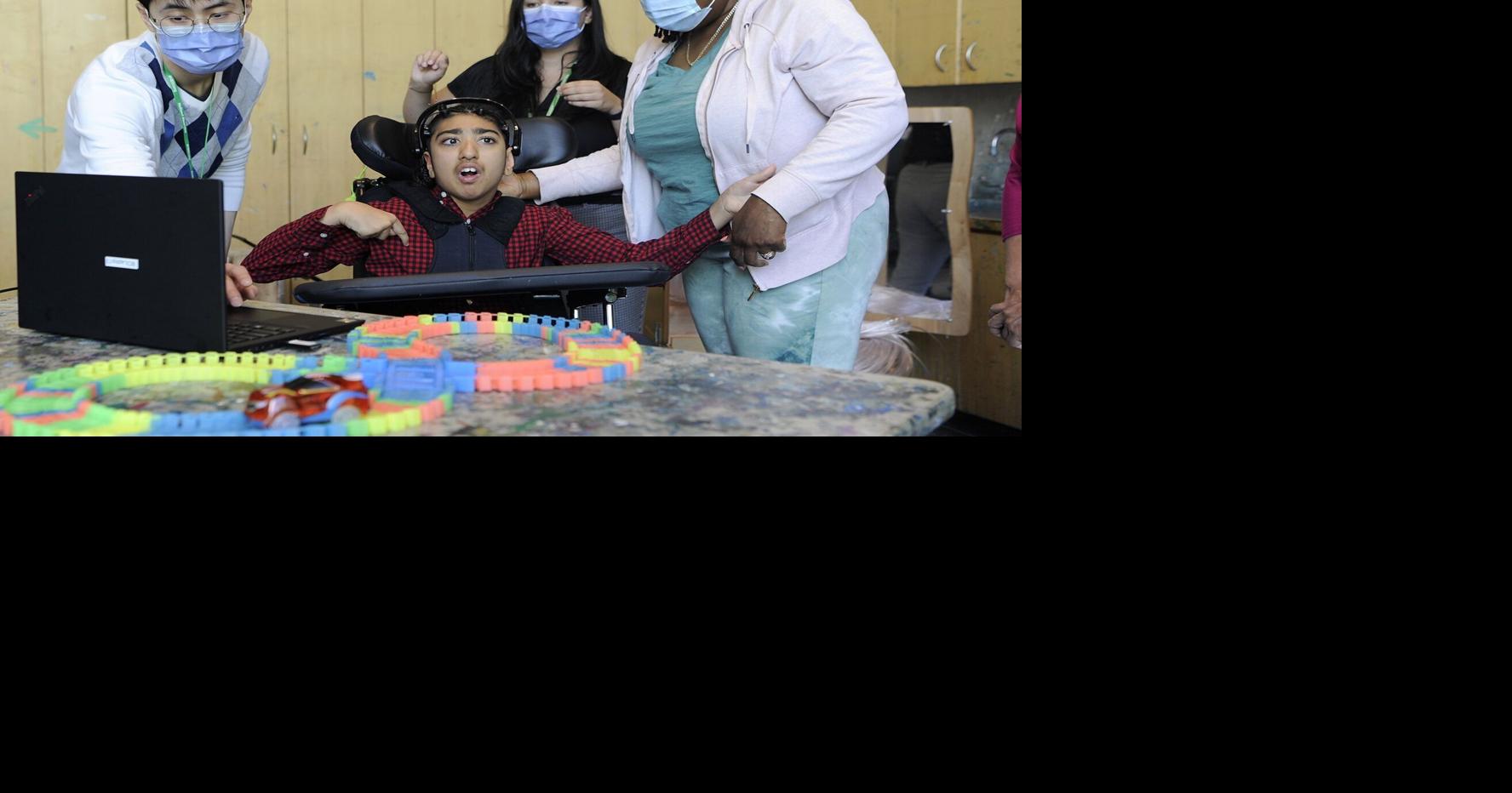 Kids with disabilities convert thoughts to action with technology