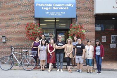 Student caseworkers from Parkdale Community Legal Services