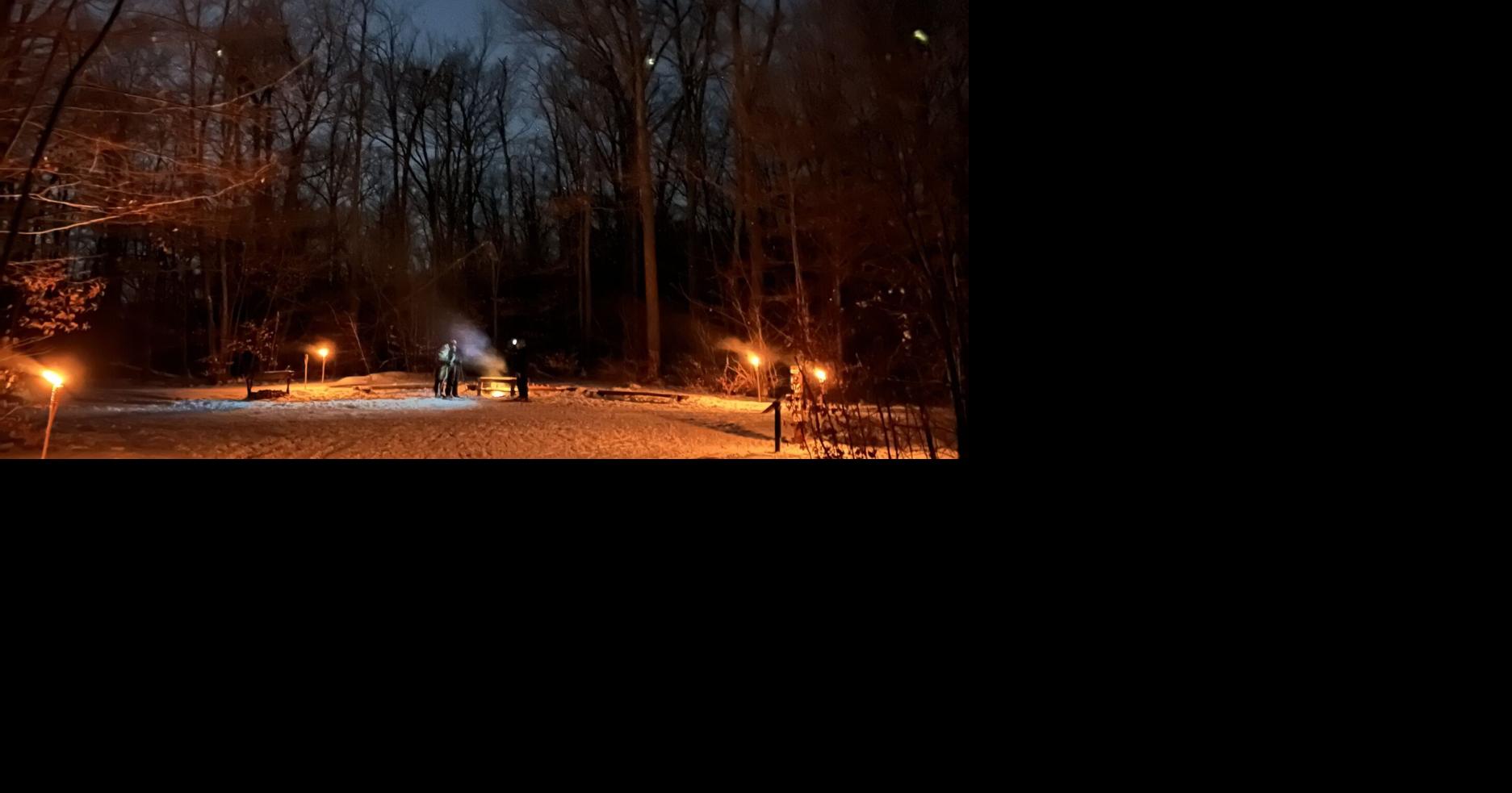 Ontario has a winter light trail that’s hidden in the woods