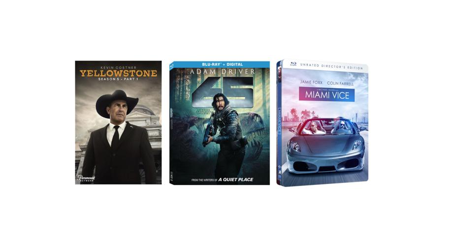 'Yellowstone,' '65' and 'Miami Vice' on disc
