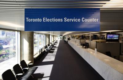Toronto Elections Service Counter
