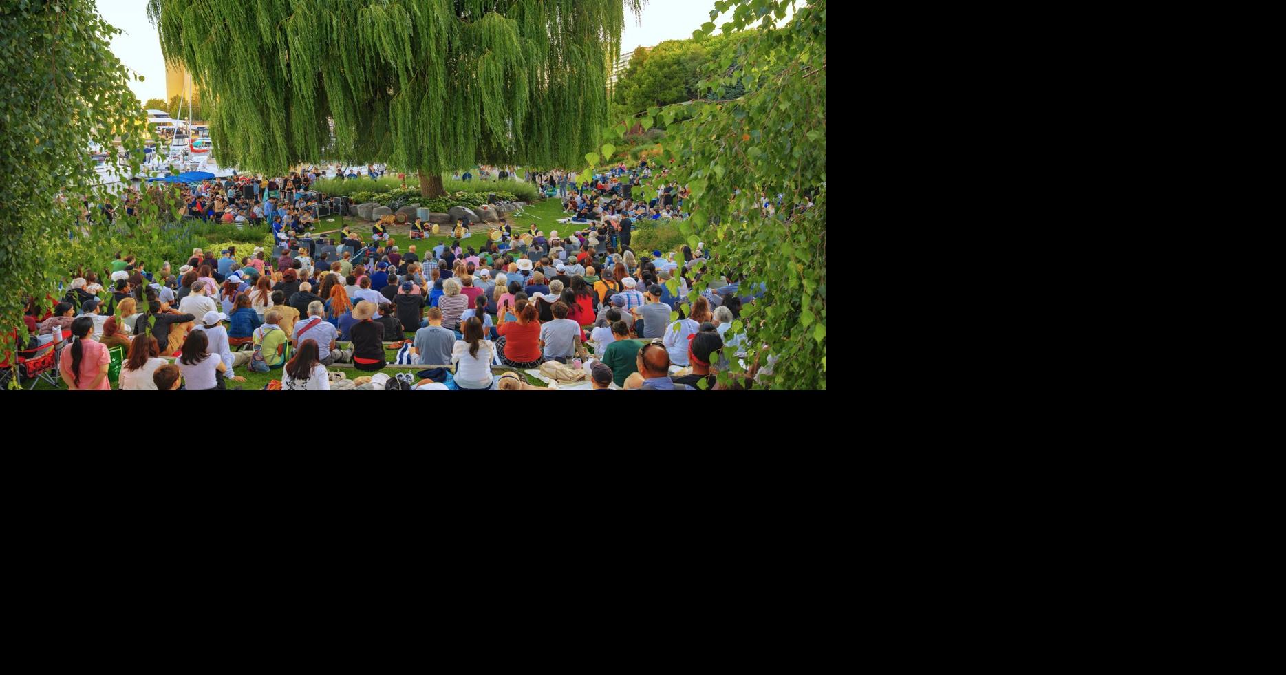 This stunning waterfront garden in Toronto has hosted a free summer concert series for over 20 years