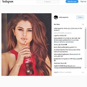 Selena Gomez breaks Instagram record-Image1