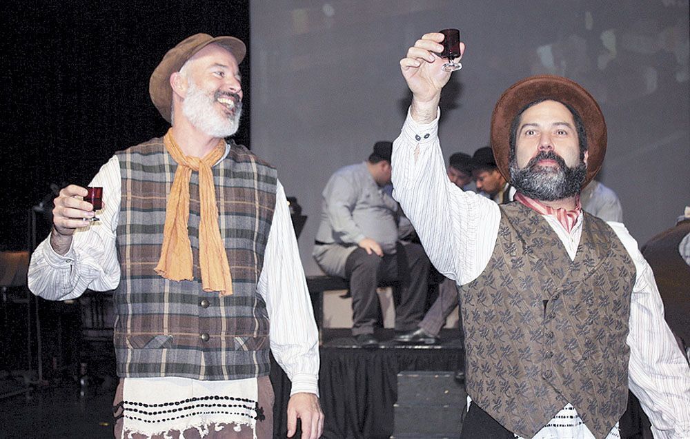 FRONT ROW CENTRE Fiddler on the Roof on stage until Sunday