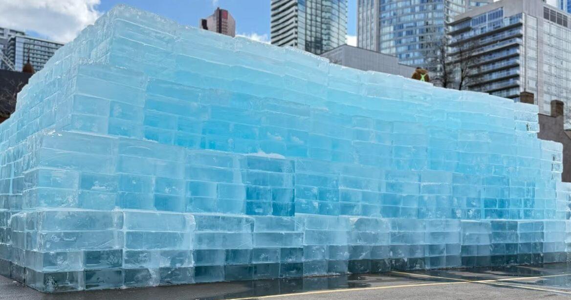 Drake’s massive ice sculpture in Toronto teasing new album prompts police response amid fan frenzy