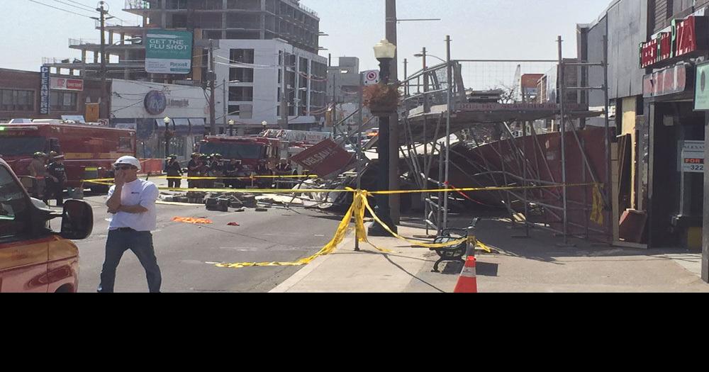 Seven hurt in building collapse at Bathurst and Eglinton Life