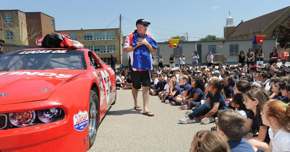 NASCAR driver Dave Connelly helps raise more than $2.5K for St ...