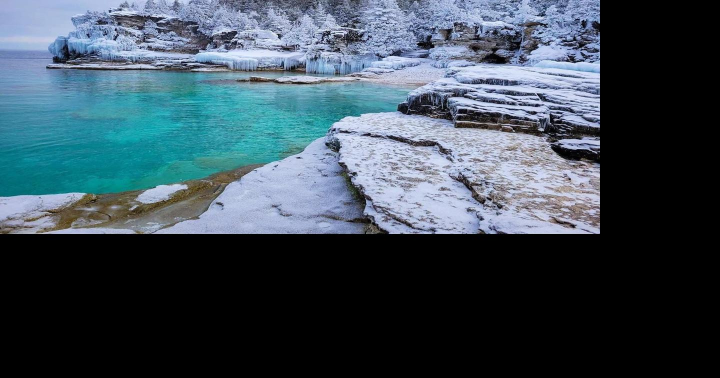 Beyond a quaint Ontario village lies a rugged winter trail to a stunning geological marvel