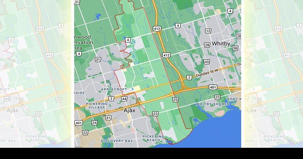 Pickering Postal Code Map 'Not The Time To Shy Away From Certain Realities': Ajax And Pickering  Facing High Covid Positivity Rates | News | Toronto.com