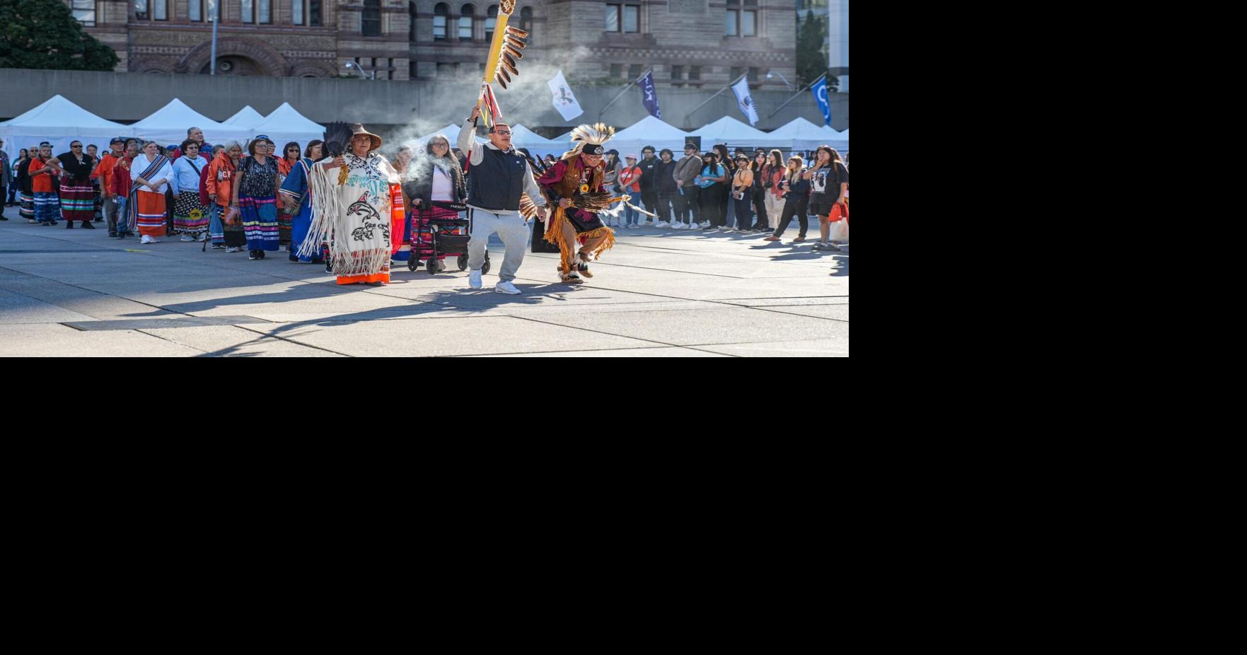National Day Truth and Reconciliation gathering in Toronto